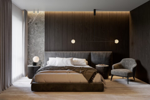 Moderna_Apartamenty Antracyt_Apartament Pokazowy_Sypialnia_02